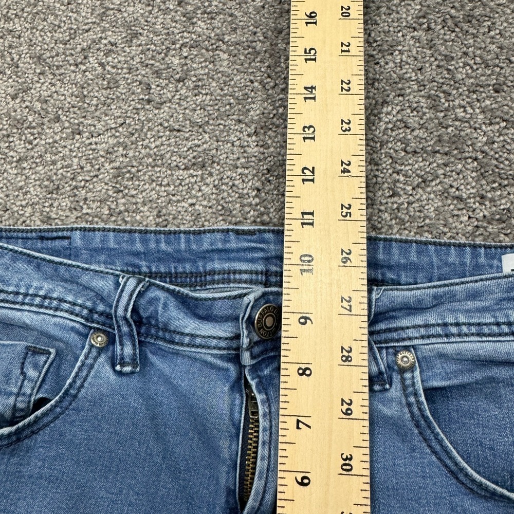 Buffalo David Bitton Jeans Mens 36x29 Blue Axel Slim Stretch Medium Wash Denim - Picture 4 of 10